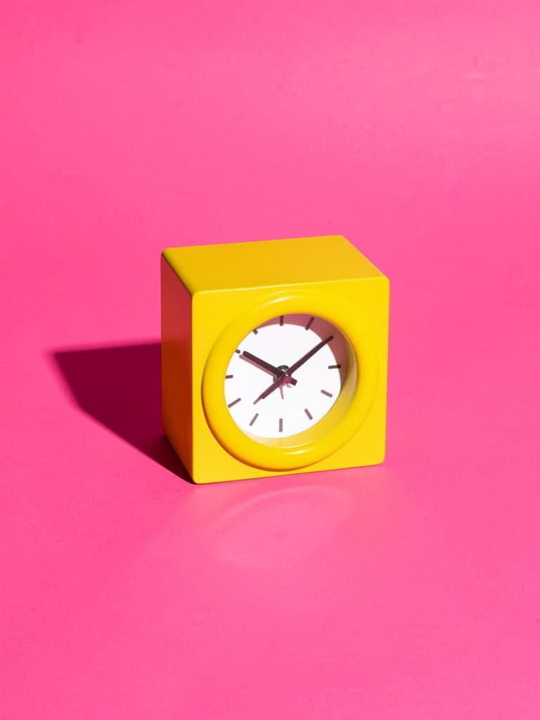 Cube Desk Clock, view 1